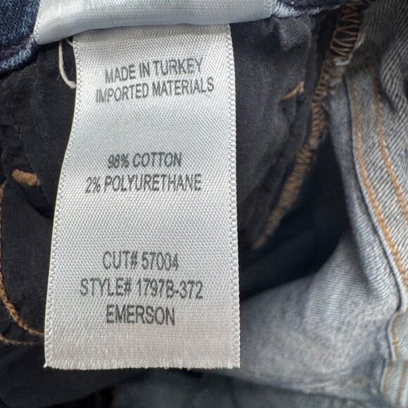 Citizens of Humanity Emerson Jeans Womens Blue Slim Boyfriend Button Fly Size 27 - Picture 8 of 14